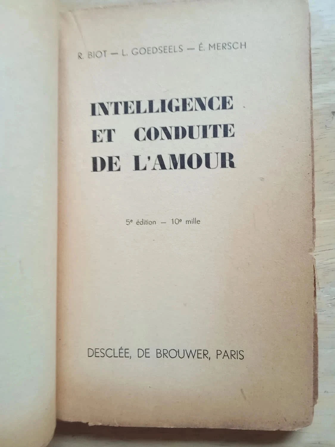 Intellect en het leiden van liefde, door Biot, Goedseels en Mersch – photo 2